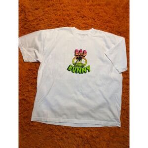 Bad Bunny Worlds Hottest Tour 2022 T-Shirt Un Verano Sin Ti White XXL Stadiums